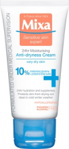 Mixa Moisturizing Anti-Dryness Cream 24 h vyživující krém proti vysušování 10% 50 ml