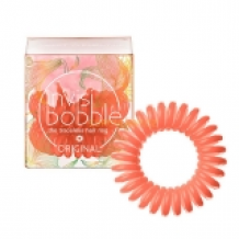 Invisibobble Original Secret Garden Sweet Clementine, 3 kusy originální vlasové gumičky oranžové