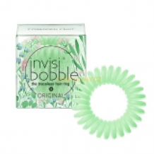 Invisibobble Original Secret Garden Forbidden Fruit, 3 kusy originální vlasové gumičky zelené